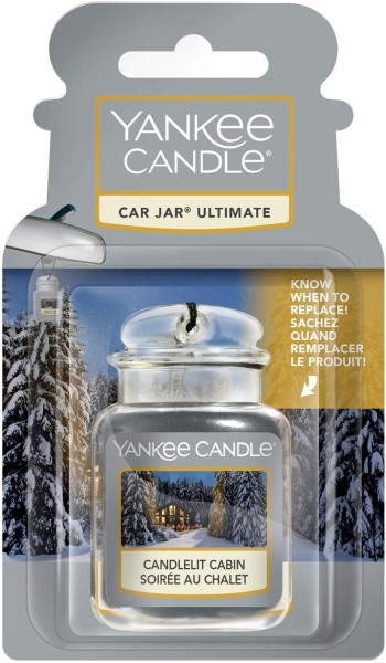 Yankee Candle Candlelit Cabin Car Jar Ultimate 30 g