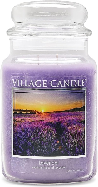 Village Candle Lavender 602 g - 2 Docht