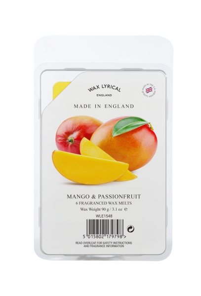 Wax Lyrical Fragranced Wax Melt Mango & Passionsfruit 90g