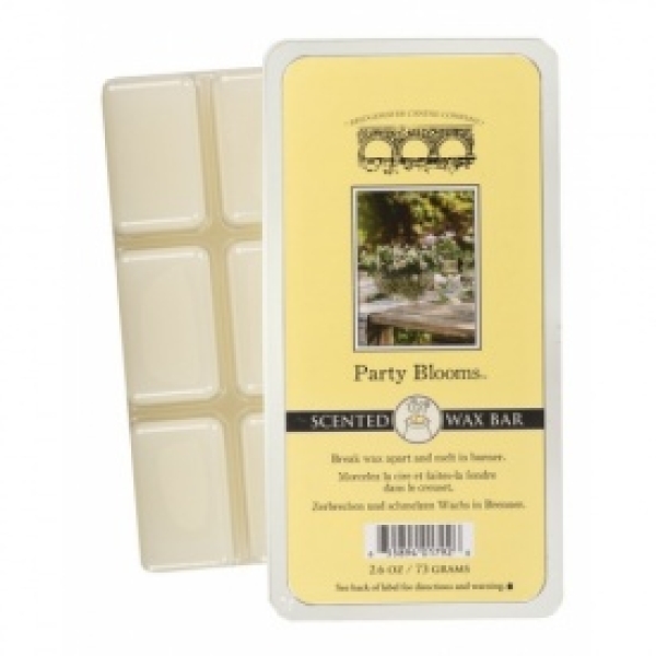 Bridgewater Candle Scented Wax Bar Party Blooms 73 g