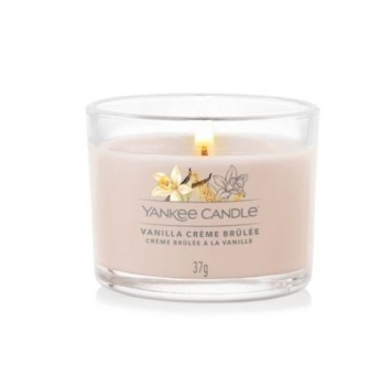 Yankee Candle Vanilla Crème Brulee Glasvotivkerze 37g