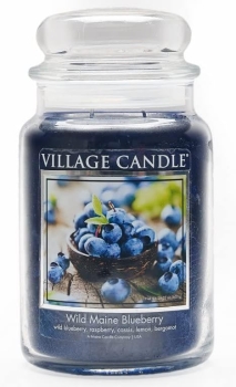 Village Candle Fantasy Wild Maine Blueberry 602 g - 2 Docht