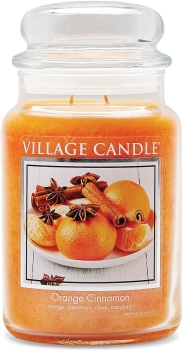 Village Candle Orange Cinnamon 602 g - 2 Docht