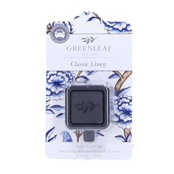 Greenleaf Autoduftstecker - Vent Clip Classic Linen