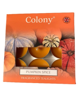 Wax Lyrical - Colony Fragranced Teelights Pumpkin Spice - 9 Stück