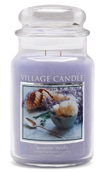 Village Candle Lavender Vanilla 602 g - 2 Docht
