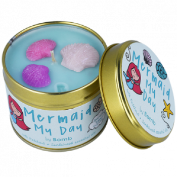 Bomb Cosmetics "Mermaid My Day" Tin Candle