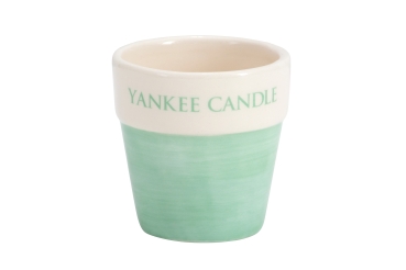 Yankee Candle Painted Plant Pots Samplerhalter/Votivkerzenhalter Green