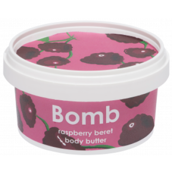 Bomb Cosmetics Raspberry Beret Sorbet with Shimmer Body Butter 210 ml
