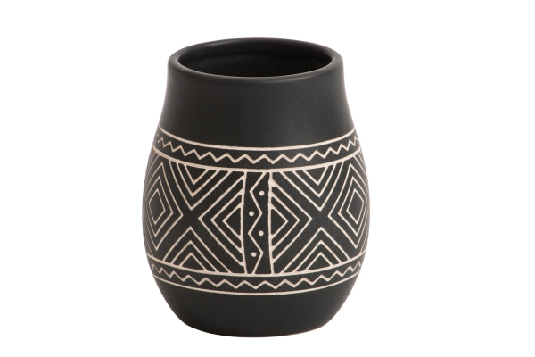 Yankee Candle African Etched Ceramic oval Samplerhalter/Votivkerzenhalter