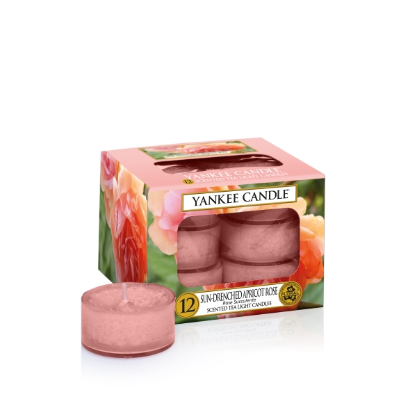 Yankee Candle Sun-Drenched Apricot Rose Teelichte 118 g
