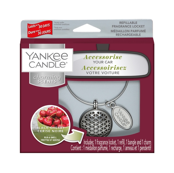 Yankee Candle Charming Scents Geometric Black Cherry 4-teiliges Starter Set