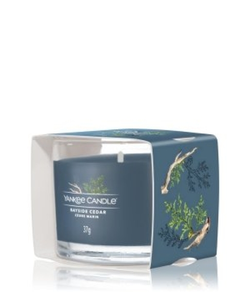 Yankee Candle Bayside Cedar Glasvotivkerze 37g