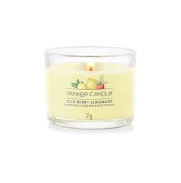 Yankee Candle Iced Berry Lemonade Glasvotivkerze 37g