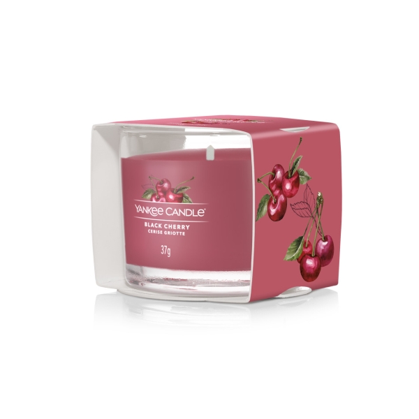 Yankee Candle Black Cherry Glasvotivkerze 37g