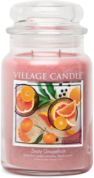 Village Candle Zesty Grafefruit 602 g - 2 Docht Village Candle Zesty Grafefruit 602 g - 2 Docht