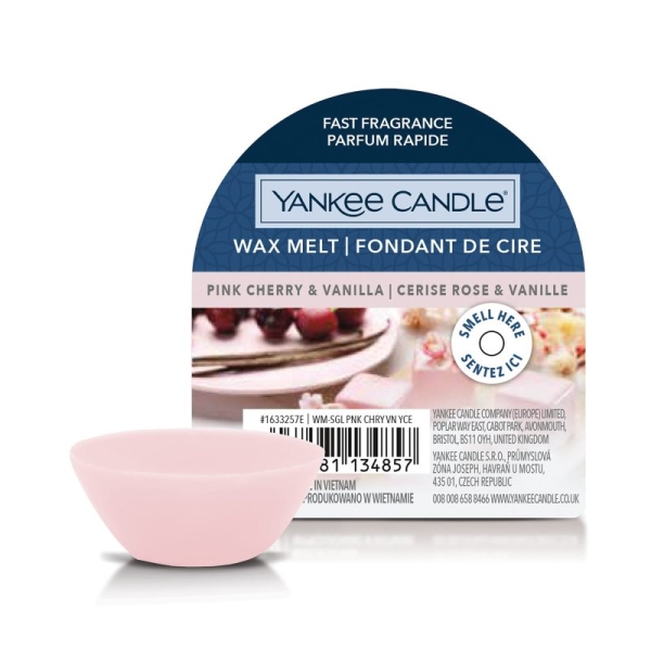 Yankee Candle Pink Cherry & Vanilla Wax Melt 22 g Yankee Candle Pink Cherry & Vanilla Wax Melt 22 g