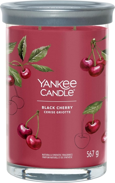 Signature Collection Large Tumbler 2-Docht (567 g) - Black Cherry
