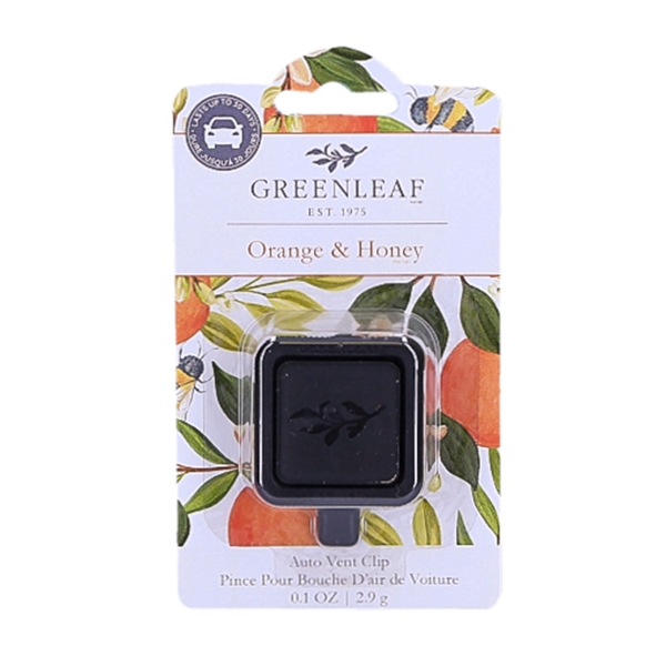 Greenleaf Autoduftstecker - Vent Clip Orange & Honey Greenleaf Autoduftstecker - Vent Clip Orange & Honey
