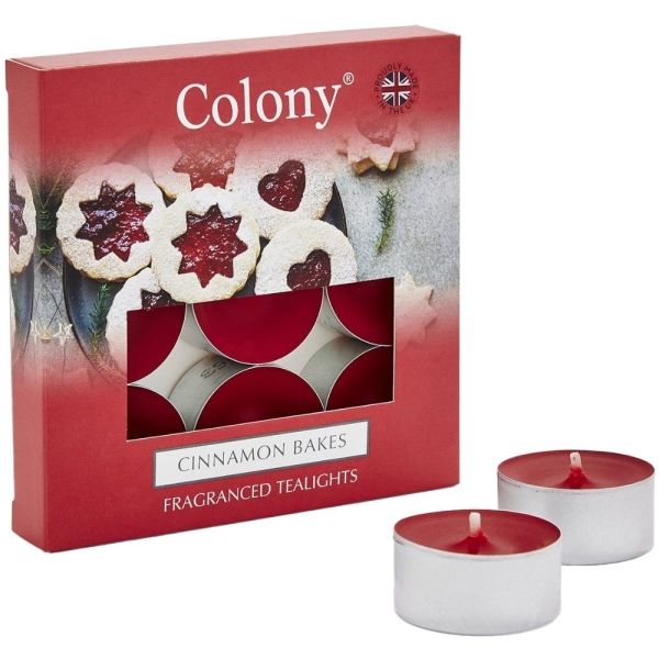 Wax Lyrical - Colony Fragranced Teelights Cinnamon Bakes - 9 Stück