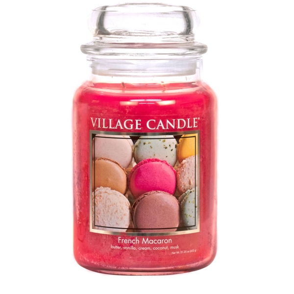 Village Candle French Macaron 602 g - 2 Docht Village Candle French Macaron 602 g - 2 Docht