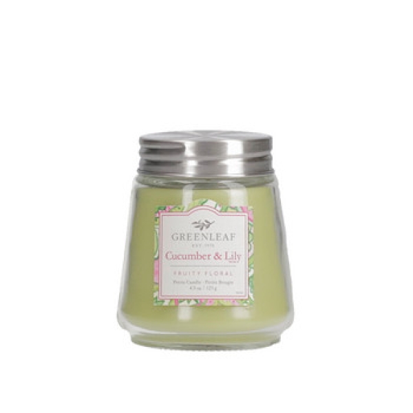Greenleaf Petite Candle - Cucumber & Lily 123 g Greenleaf Petite Candle - Cucumber & Lily 123 g