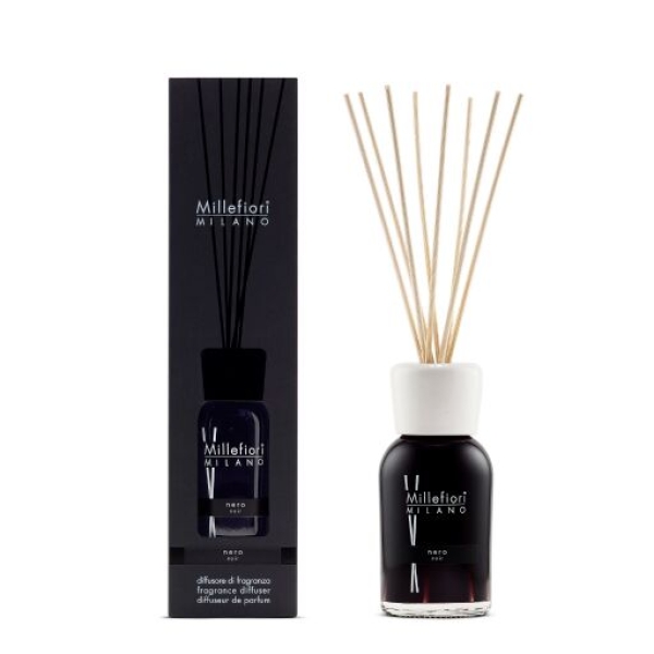 Millefiori Milano Reed Diffuser 250 ml - Nero Millefiori Milano Reed Diffuser 250 ml - Nero
