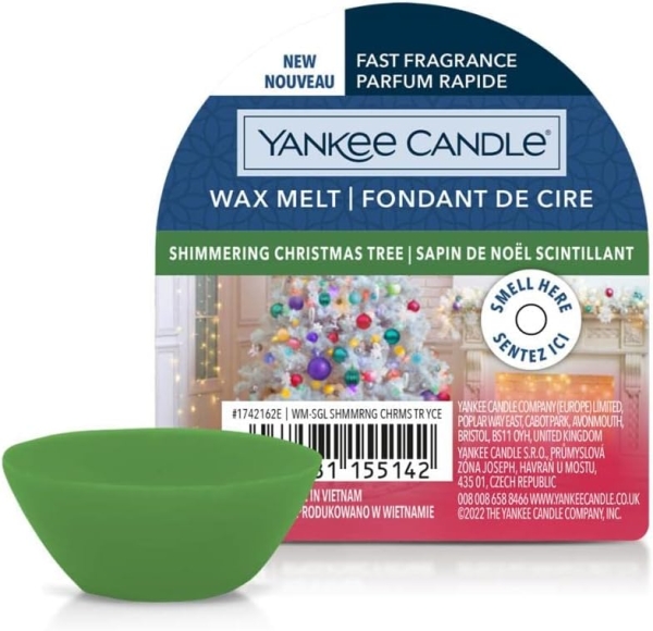 Yankee Candle Shimmering Christmas Tree Wax Melt 22 g Yankee Candle Shimmering Christmas Tree Wax Melt 22 g
