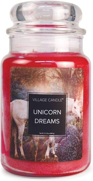Village Candle Fantasy Unicorn Dreams 602 g - 2 Docht Village Candle Fantasy Unicorn Dreams 602 g - 2 Docht