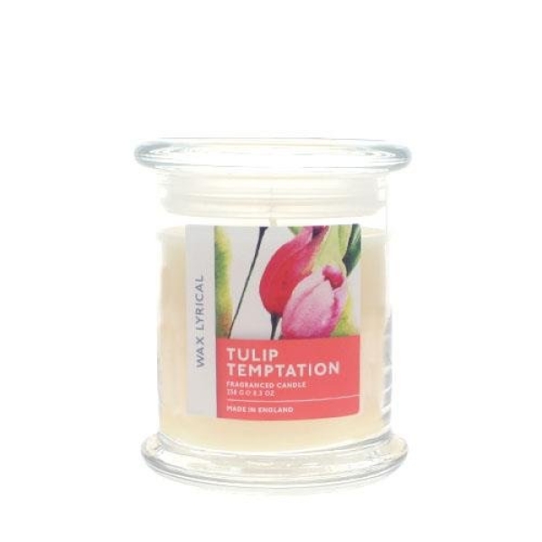 Wax Lyrical - Made in England - Fragranced Jar Candle Tulip Temptation