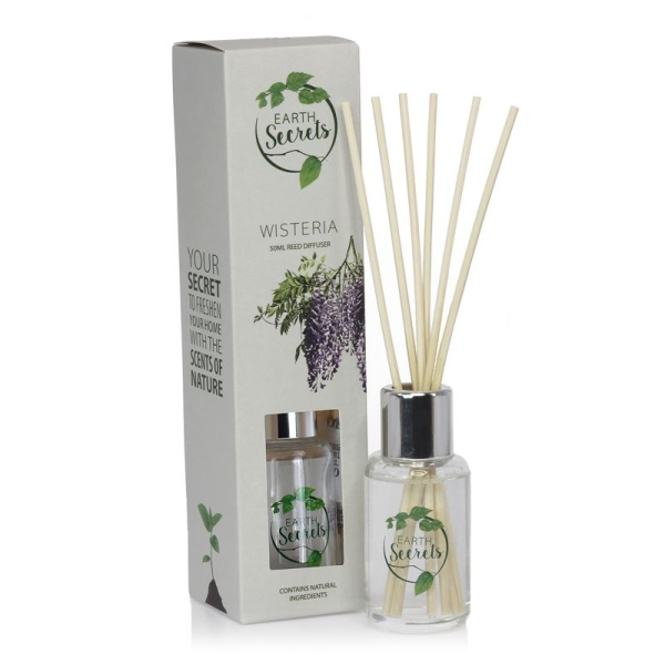 Ashleigh & Burwood - Earth Secrets - Wisteria Diffuser klein 50 ml Ashleigh & Burwood - Earth Secrets - Wisteria Diffuser klein 50 ml