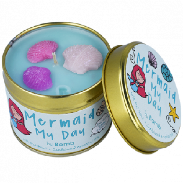 Bomb Cosmetics "Mermaid My Day" Tin Candle